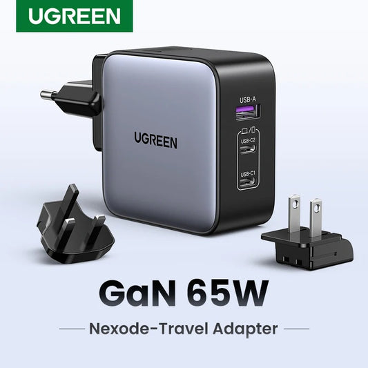 UGREEN GaN 65W Universal Travel Adapter