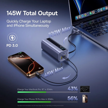 Baseus 20000mAh Power Bank with 145W Power Delivery
