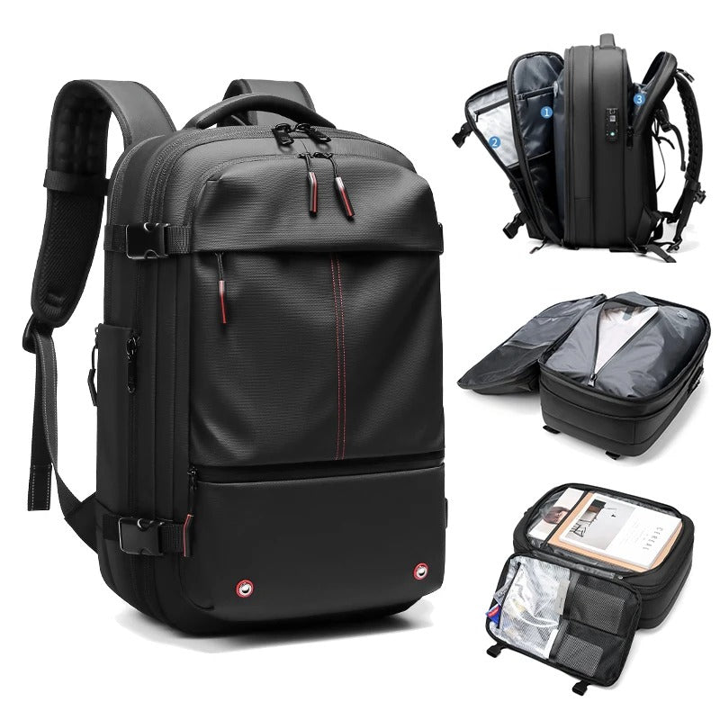 Travel Backpack with Vacuum Compression