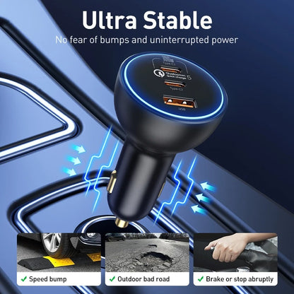 Baseus 160W Car Charger QC 5.0
