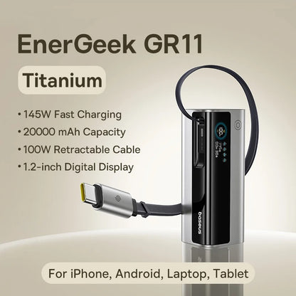 Baseus 20000mAh Power Bank with 145W Power Delivery