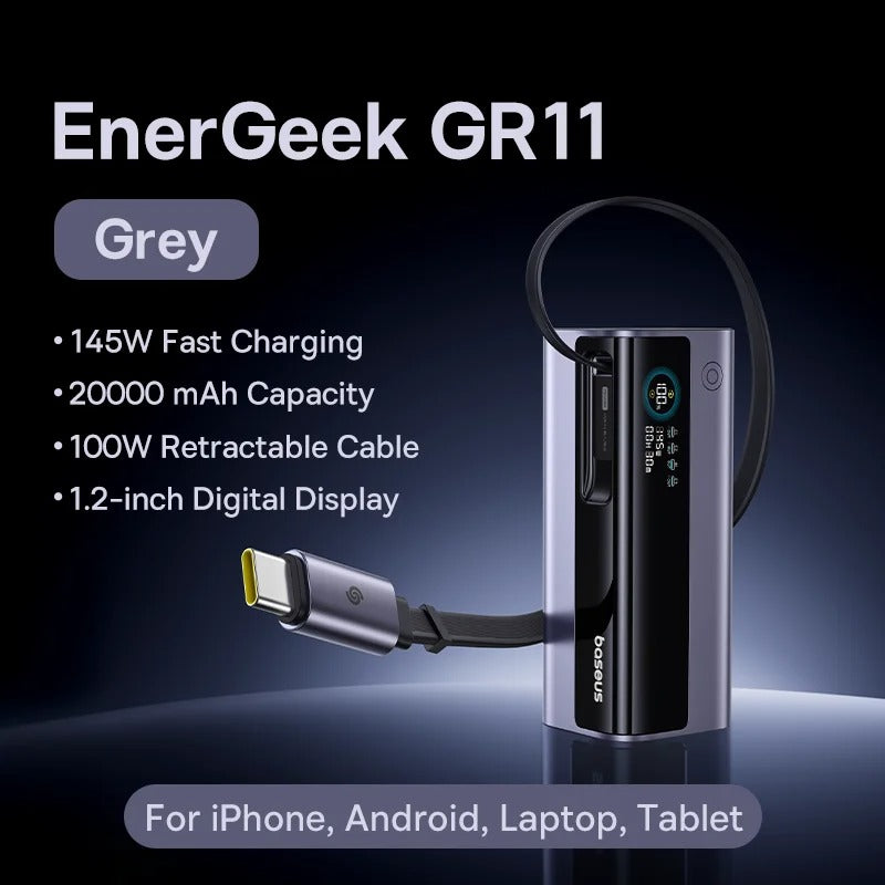 Baseus 20000mAh Power Bank with 145W Power Delivery